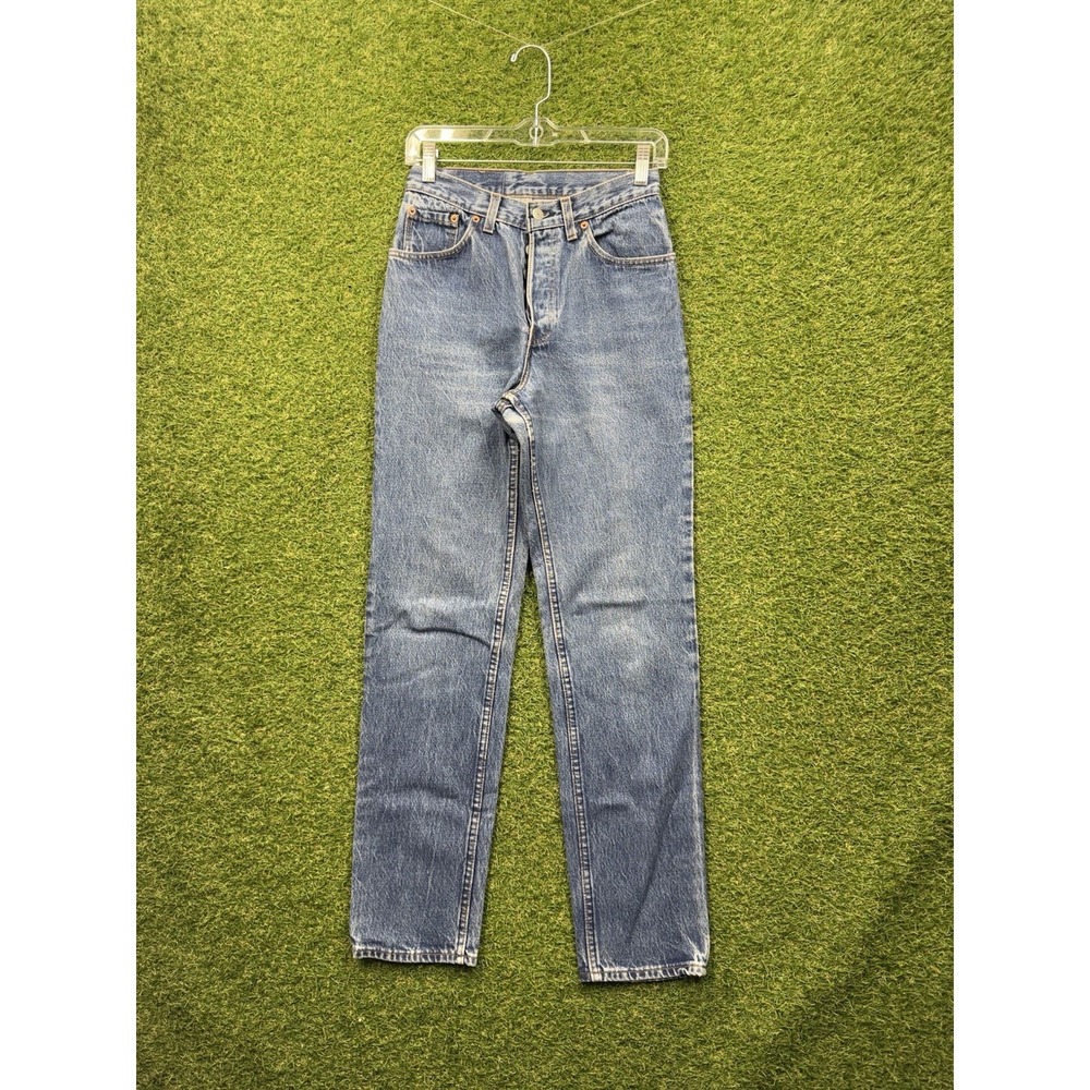 Vintage Levis 501 Jeans Boys 7 Straight Regular Fit Medium Wash Denim